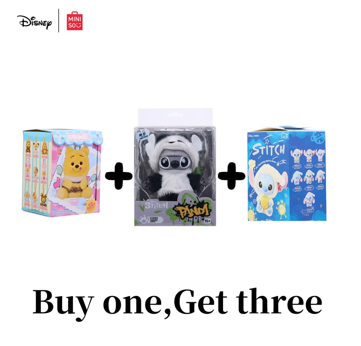 【Get 3 Items For 1】Holiday Haul Trending Disney Mystery Boxes: Stitch Sleepy Snack, panda stitch & Winnie-the-Pooh Party — Kawaii Plush, Stocking Stuffers, TikTok  Favorites, Holiday collectible Gifts for Her festive decoration figure#Summervibes
