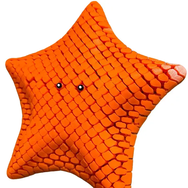 3D Printed Flexi Starfish Bessie  - Amazing Articulation - Ocean Life - Stingray - MantaRay - Flexi Fidget Figurines