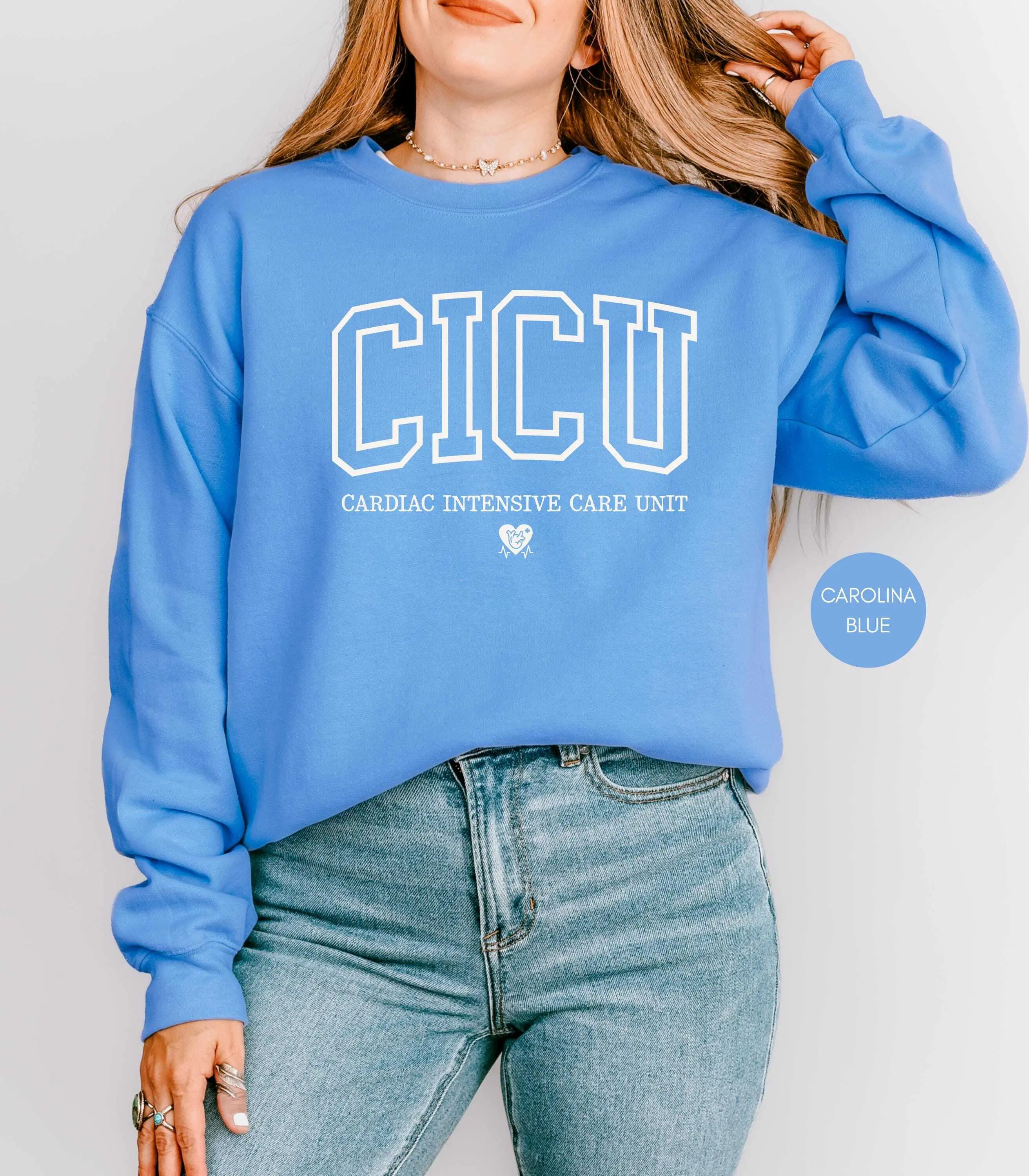 CICU Tshirt, Cardiac icu nurse Sweatshirt, Cardiac Intensive Care Unit Nurse shirt, CICU Nurse Graduation Gift CICU Squad gift Crewneck Unisex Womenswear Hoodie