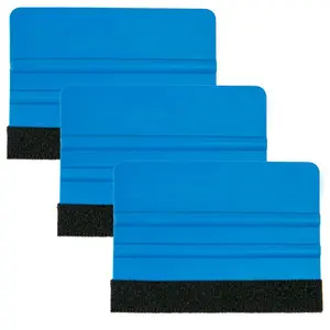 Durable Felt Edge Vinyl Squeegee Tool, Car Vinyl Film Wrapping Decal Squeegee, Professional Scratch Free Squeegee, Car Window Tint Tool