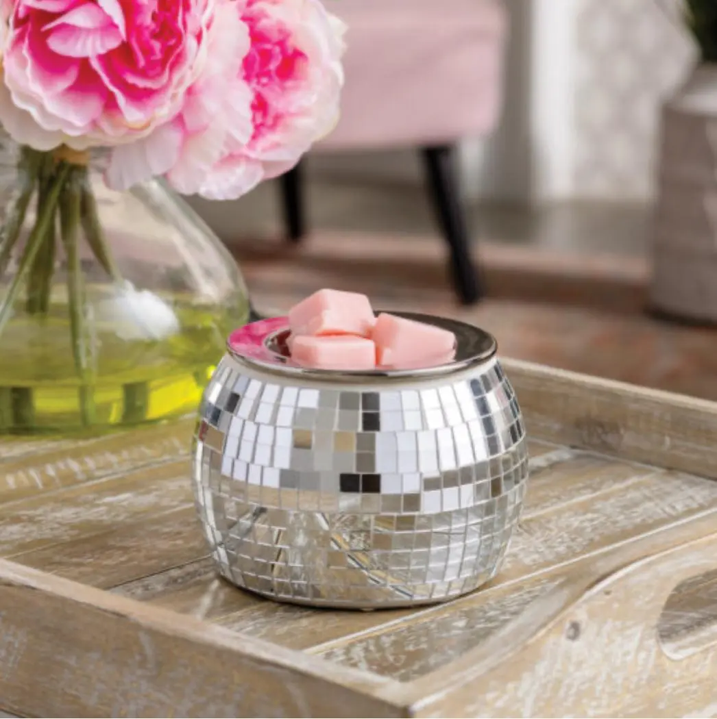 Holladay Candle Co Wax Melt Warmer for Candles & Wax Cubes - Medium Size for Daily Use in Bedrooms, Offices, or Kitchens - Aroma Fragrance Scented Decor