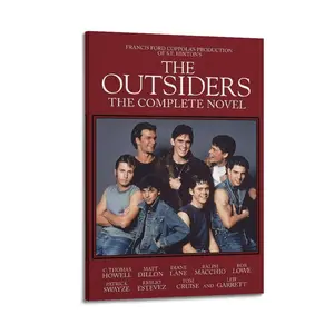 The Outsiders Poster for Bedroom Aesthetic Canvas Wall Art Living Room Posters Painting Picture Print Modern Family Decor Artist Bathroom Poster Decoration Artistic