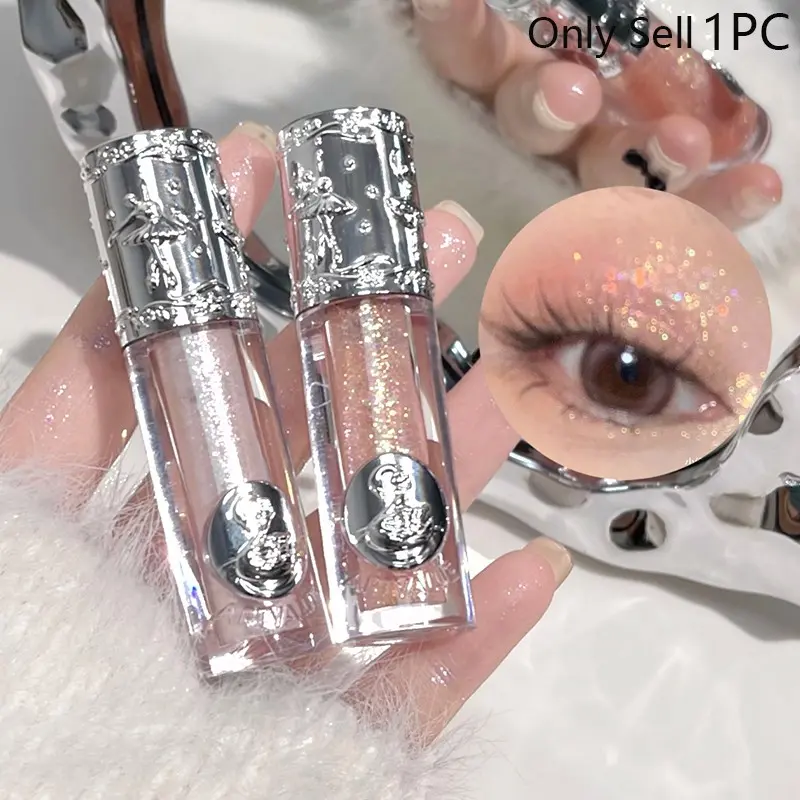 Shiny eye shadow, lasting explosion, brightening, waterproof, perfect eye makeup, Flawless Eyeshadow, Glitter Duochrome Eyeshadow