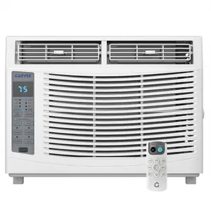 Smart 6000 BTU Window Air Conditioner, Window AC Unit with Remote , Timer Function & Easy Install Kit, for Rooms Up to 350 Square Feet, 115V/60Hz