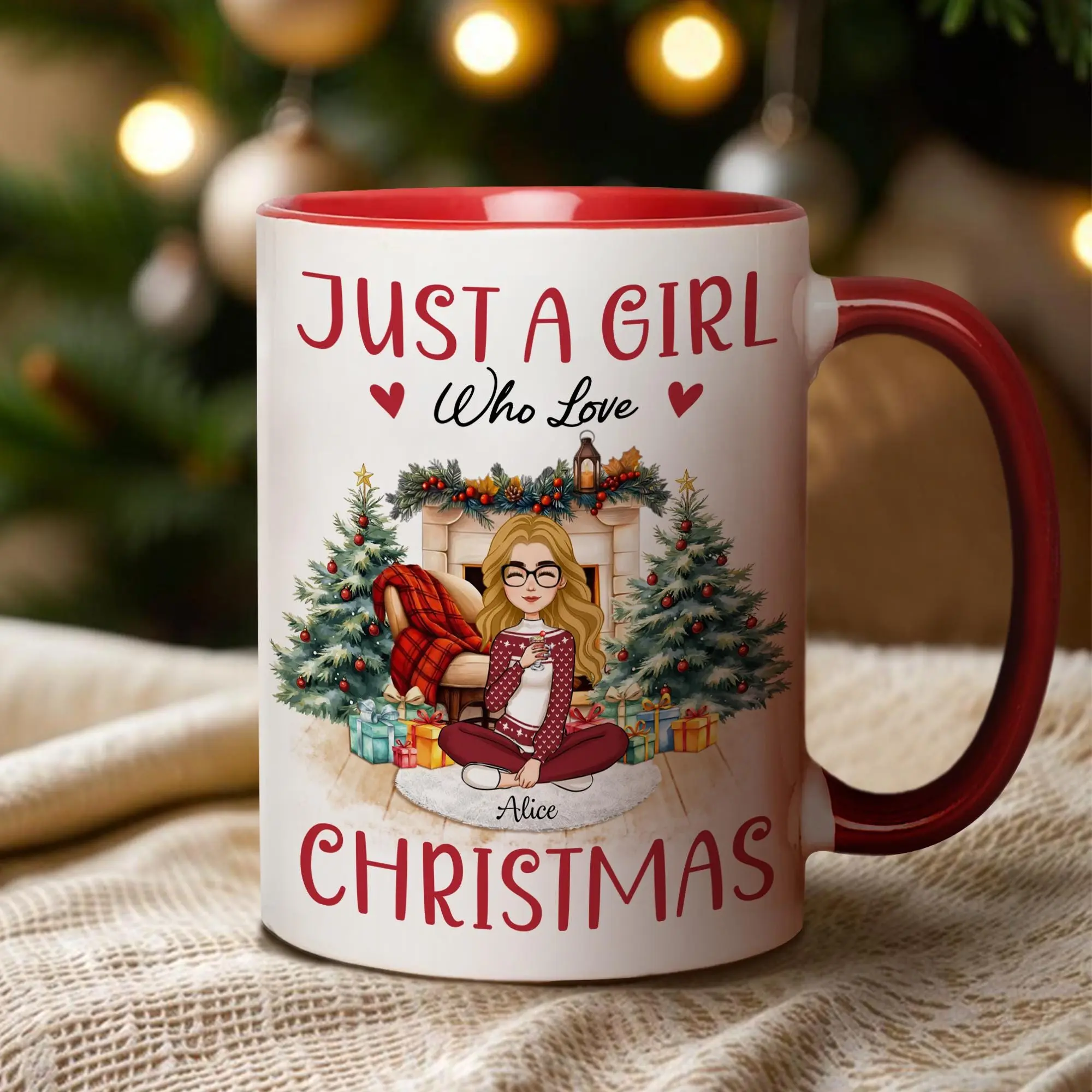 Custom Christmas Mug, Christmas Mug, Personalized Coffee Mug, Holiday Gift for Women, Gift for Her, Xmas gift, Personalized Christmas Gift 