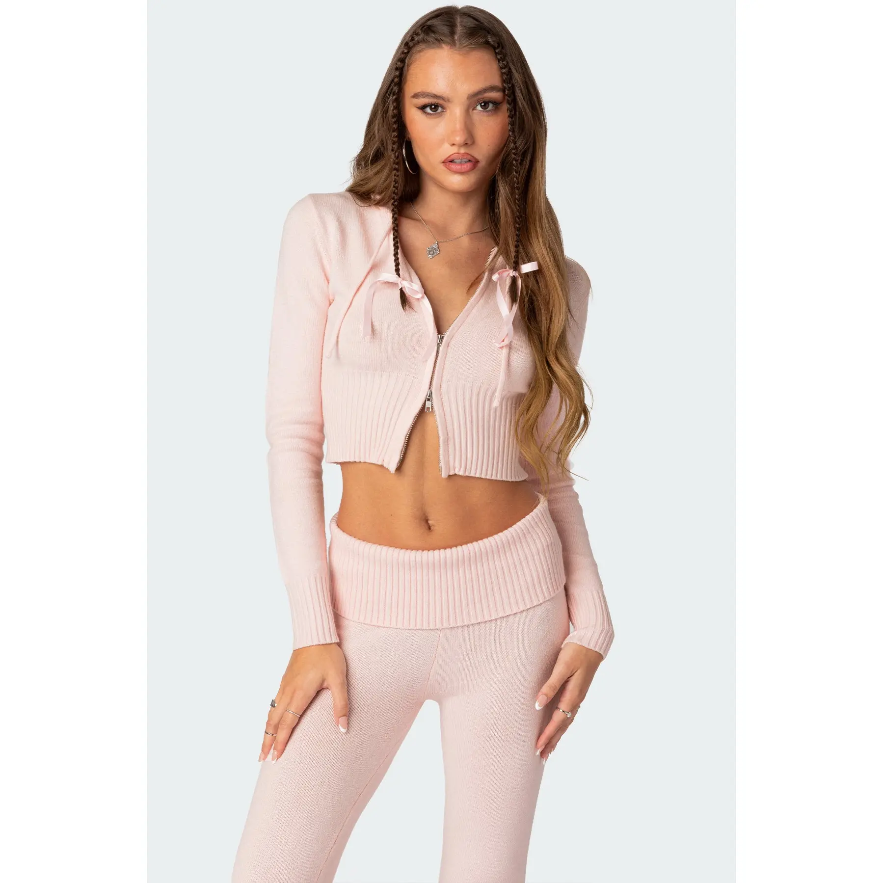 Desiree Knitted Hooded Cardigan Desiree Knitted Hooded Cardigan