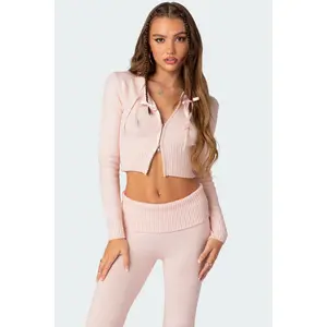 Desiree Knitted Hooded Cardigan