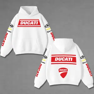 Retro Ducati Motorsports USA Racing Washed Hoodie Vintage Motorcycle, Motor Speed Racing Sportbike Graphic Merch, Acid Washed Streetwear Clothing, Unisex Dirt Bike Racing Hoodie, Vintage Motorsport Hoodie, Speed Culture Men's Wear, Designed for Biker