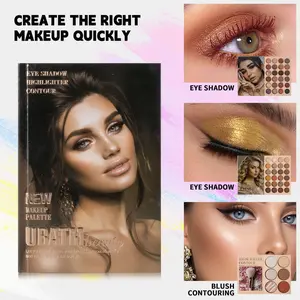 54-color-in-One Foldable Makeup Palette Kit: Multi-Functional Cosmetic Case with Blush, Highlighter, Eyeshadow & Contour Compact 54Color/1Set# Waterproof Matte Lip Liner Pencil