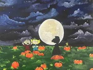 "Great Pumpkin CB" Acrylic Painting