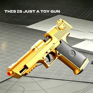 Desert Eagle Model Toy With 50 Bullets, 40 Shells Outdoor Toys for Kids