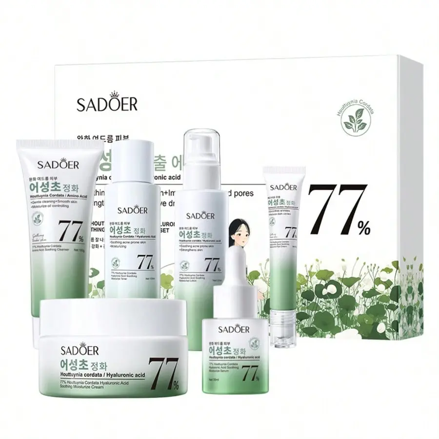 77% Hyaluronic Acid Moisturizing Set - Complete Skincare Collection for Radiant Skin