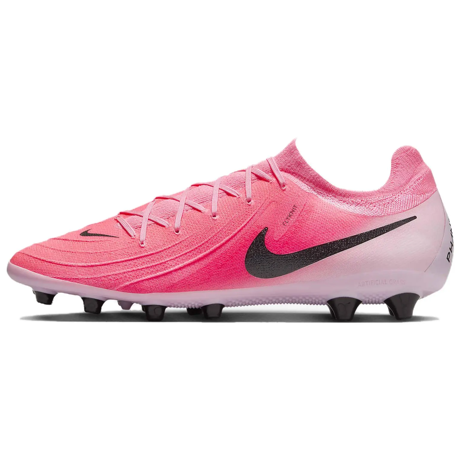 Men's Nike Phantom GX 2 Pro AG Soccer Cleats - Pink & Black, House White, Artificial Turf-Ready, Ball Control, Maison Mihara Casual Trainers