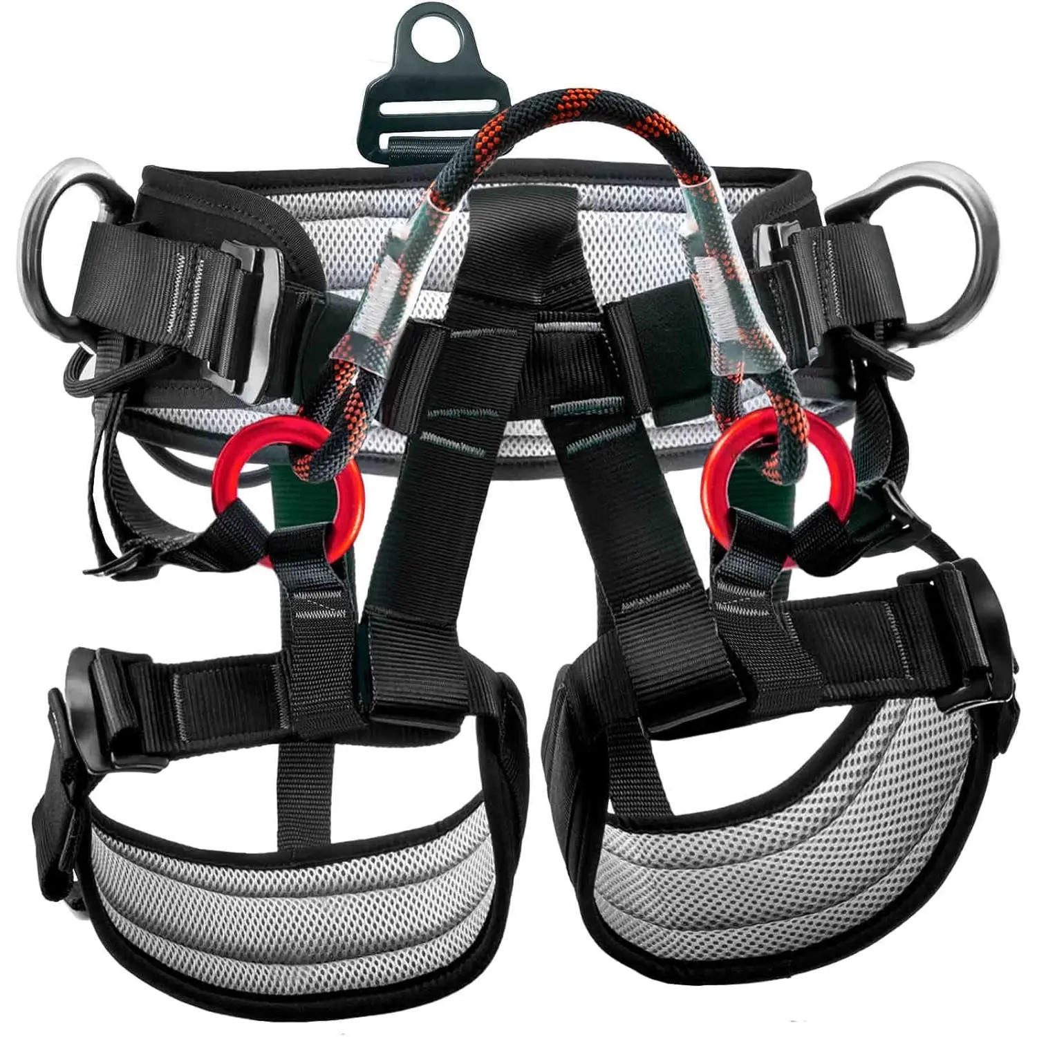 Professional Thick Large-Size Safety Harness - Wearable Climbing Belt with Doubled Straps, Belt and Loops, 3.3 lb for Tree Climbing, Demolition (Home Supplies, Festive & Party Supplies, Party Bags & Gifts), 3.3 Pounds