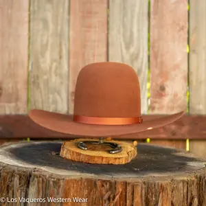 Rodeo King 7X Beaver Felt Hat Regular Crown Rust