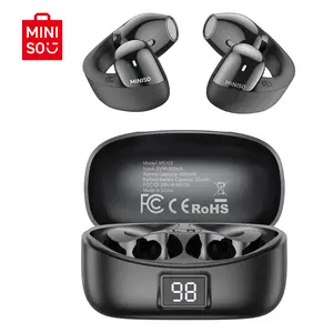 MINISO MS155 OWS Wireless Earphones Bluetooth 5.3 ENC Headphones HiFi Sound Long Playtime Earbuds Waterproof Open Ear Headsets Electronic Audio& Video