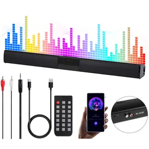 Dazone 22 inch Sound Bars for TV, 20 Watts Small Soundbar for TV,Surround Sound System TV Sound Bar Speakers with Remote/Bluetooth/RCA/AUX Connection for PC/Gaming/Projectors