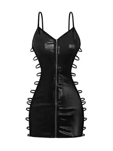 Women's Solid Color Nightdress & Panty Sexy Sleepwear Set, Fashion Comfy Nightgown & Panty Set for Daily Home Wear, Women's Sexy Pajama Set for Summer