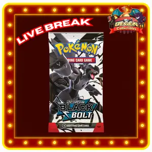 Pokémon TCG [ENG] Scarlet & Violet Black Bolt - 1 Booster Pack LIVE RIP ONLY