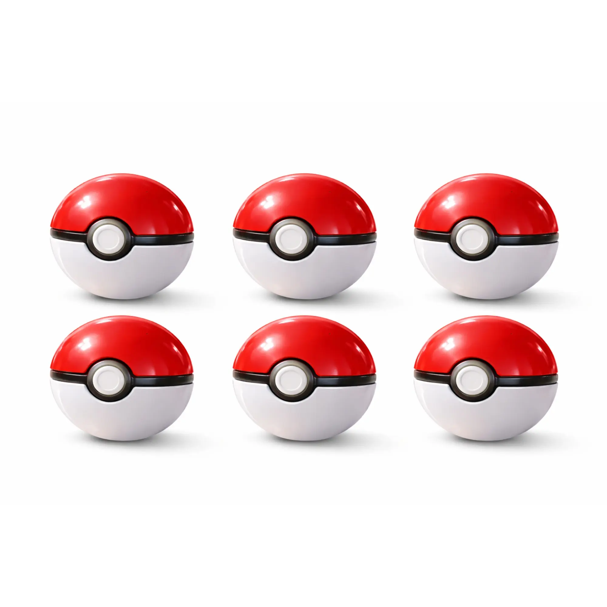 Pack of 6 Pokemon Poke Ball Mystery Random Assortment