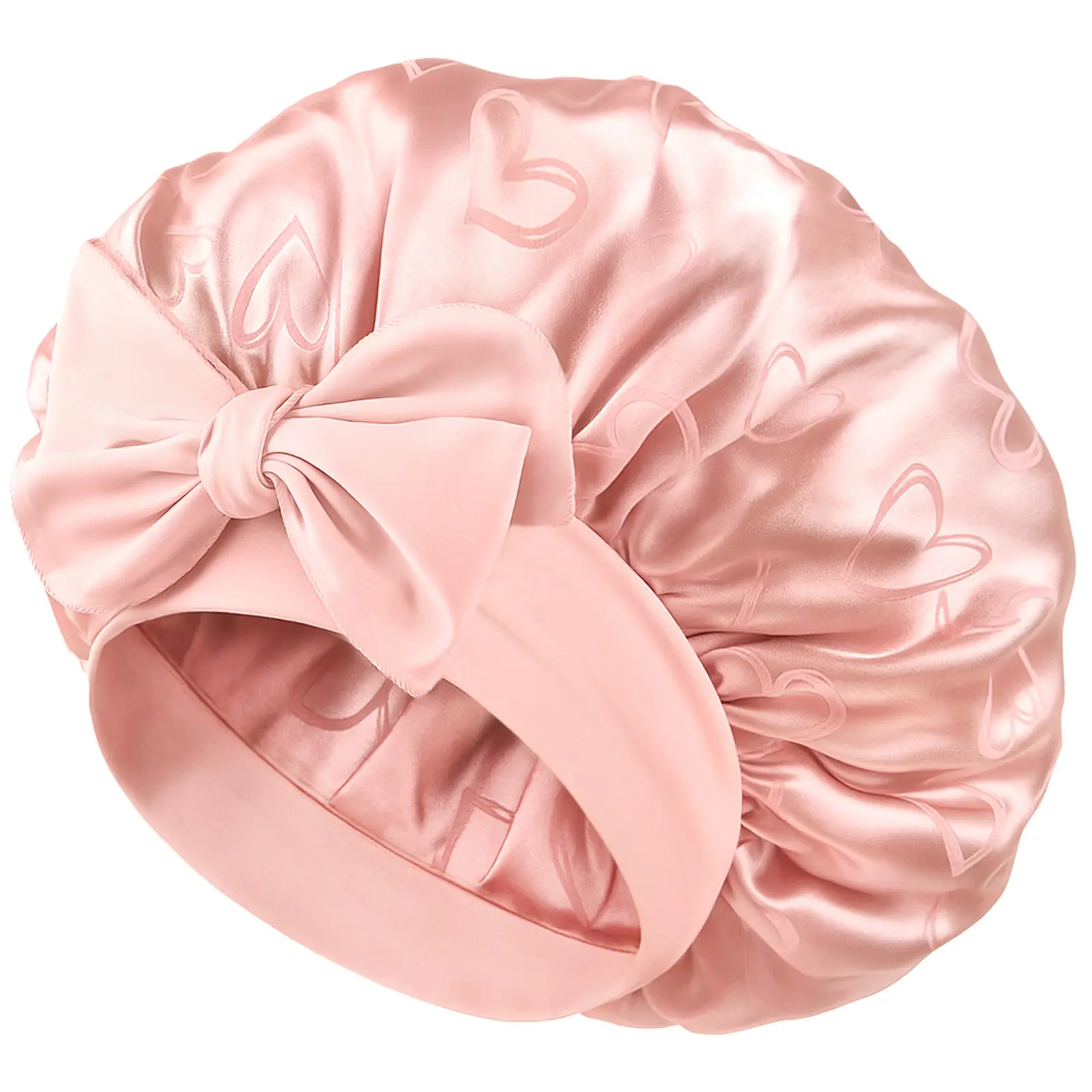 YANIBEST Women's Double Layer Silk Satin Bonnet, Wrap Style Sleep Cap with an Adjustable Long Tie Band for Night Haircare and Wig Protection, Elastic Hair Bonnet, Hair Care Tool, Protects Hair,clothes for back to school,first day of school outfits