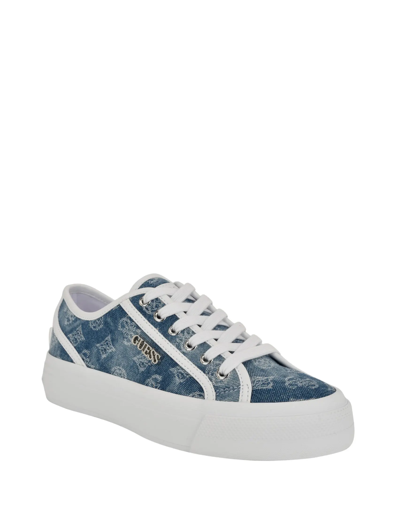 GUESS Female Jelexa Peony Canvas Sneakers