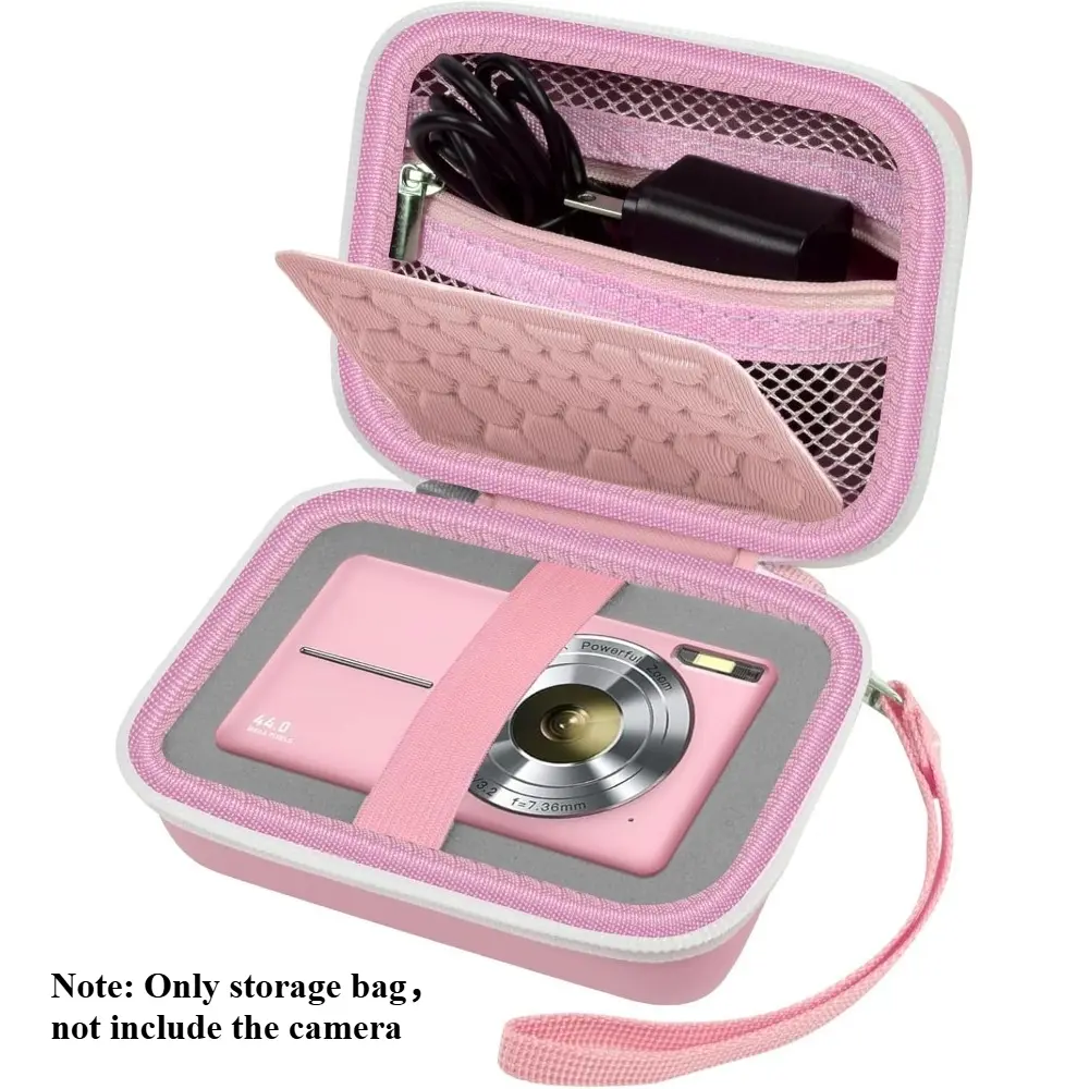 Carrying & Protective Digital Camera Storage Bag Case, Camera Accessories for CAMKORY/for Kodak Pixpro FZ45 FZ55/for Canon PowerShot ELPH 180/190 / for Sony DSCW800 DSCW830 Cameras for Travel - Bag Only