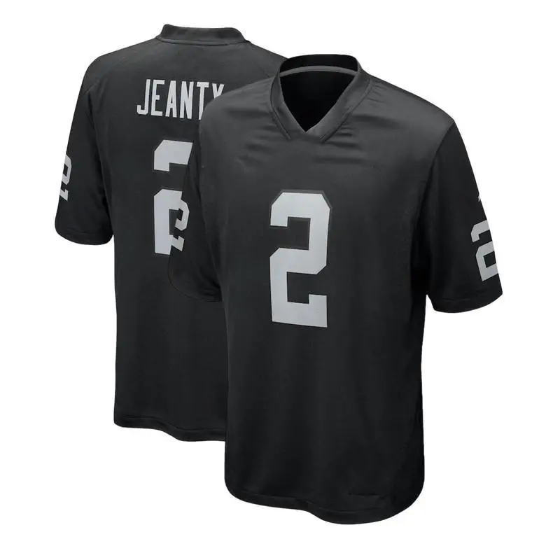 #2 Jeanty S-5XL American Football Jersey Breathable Polyester V-Neck Top, Casual Sports Knit Fabric Sweatshirt, Loose Fit for Daily, Training, Party - Four Seasons Rugby Style