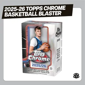 2025-26 Topps Chrome Basketball Blaster Trading Cards LV