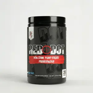 Red Dot Non-Stim Pump/Focus Preworkout Caffeine Free Workout Supplement for Improved Gym Sessions