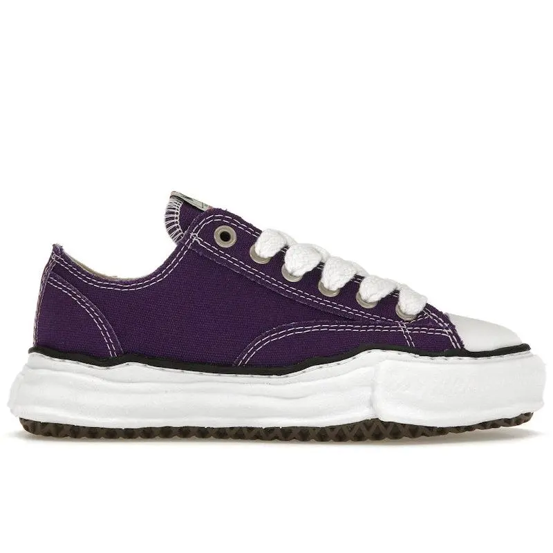 Maison Mihara Yasuhiro Men's Peterson OG Sole Canvas Low Purple, from StockX
