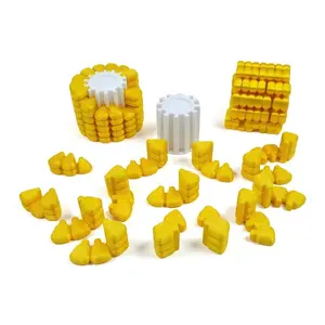 Children's Day Gift 3D Printed Corn-Shaped Puzzle Toy - 3pc Cylindrical Sliding Block, 3-Tier Difficulty Brain Teaser, Unique All-Age Toy with DIY Fun | TikTok Viral Fidget Puzzles, Kids DIY Brain Games, All-Age Mind-Bending Puzzles, Trendy Educational To