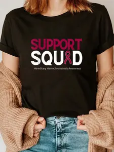 100% Cotton Hereditary Hemochromatosis Support Awareness T-Shirt