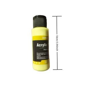 Art Acrylic Paint Set of 36 Colors in 60ML Bottles, Ideal for Wood Carving, Canvas, Stone, and Ceramic, Perfect for Adult Beginners