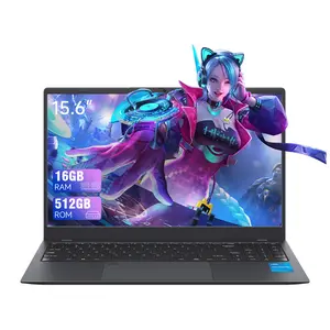 15.6 Inch Business Laptop Notebook PC CPU N5095 16GB RAM 512GB SSD Storage Windows 11 Fingerprint Recognition Backlit Keyboard