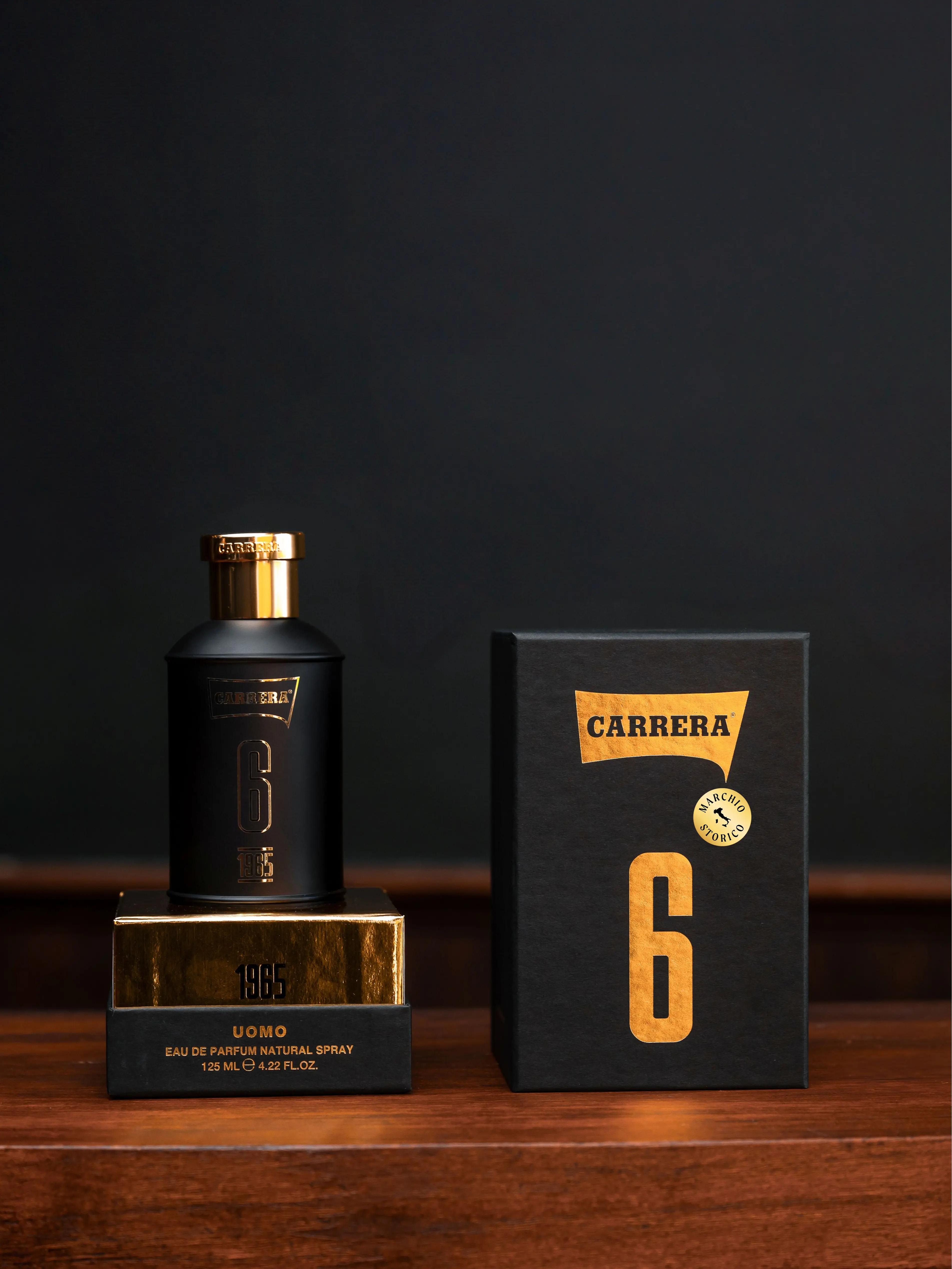 Carrera Jeans Parfums 1965 No.6 Men's Eau de Parfum, Floral Leather-Jasmine Scent, Aromatic Natural Spray, 125ml Single Bottle, Alcohol Base