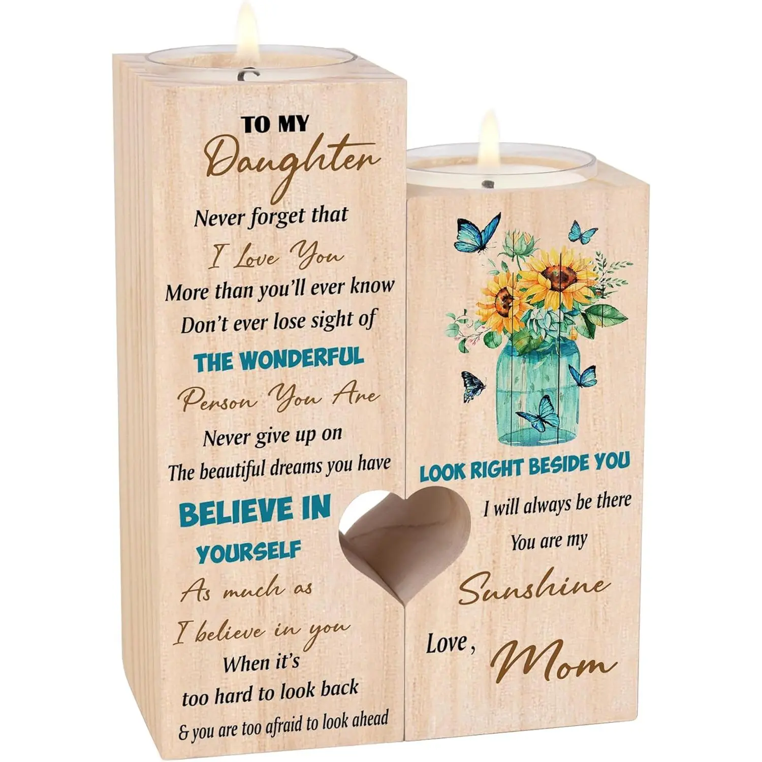 EastJia  Daughter Gifts From Mom (Without Candle), Unique Christmas & Birthday Gifts For Grown Daughter, Mother’s Day Graduation Thanksgiving Gift Ideas