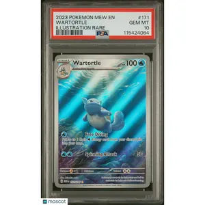 2023 Pokemon 151 Wartortle #171 Illustration Rare PSA 10 GEM MINT