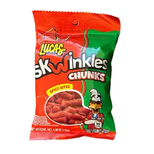 Skwinkles Chunks 4.58 oz - Spicy Watermelon Candy With Chamoy Filling Snack mexican
