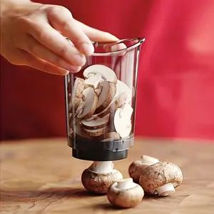 Multifunctional Slicing Cup Vegetable Chopper, Durable Vegetable Slicer, Slice Dice Cube, Suitable for Kitchen Outdoor Restaurant, Cut 2 Cups, Kitchen Gadget