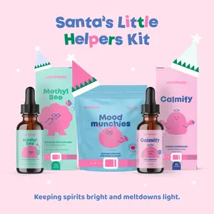JoySpring Calm & Cheer Trio | MethylBee+ Saffron Mood Munchies Gummies + Calmify Liquid Magnesium