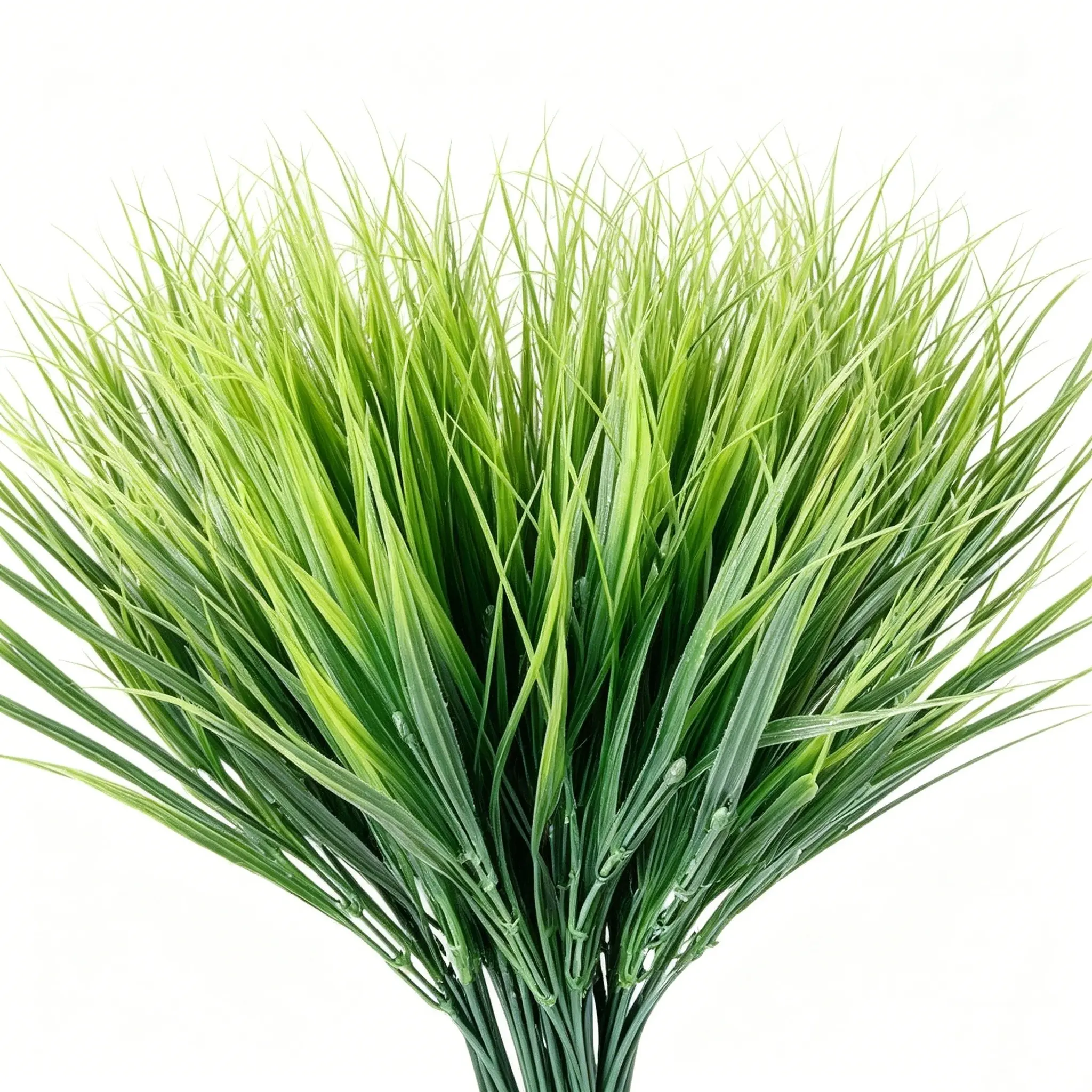 UV Resistant Artificial Wheat Grass 12 Pcs, Artificial Plants, Faux Greenery Bushes, Artificial Shrubbery for Planters, Wedding Home Office Decor, Indoor Outdoor Decoration