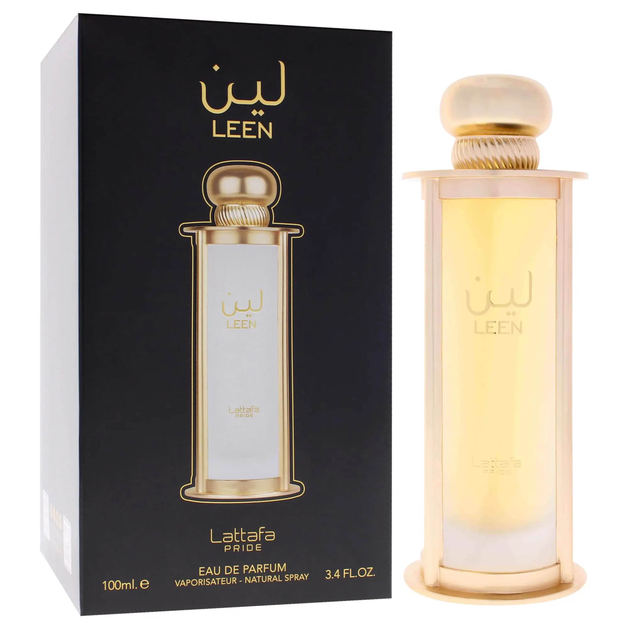Lattafa Pride Leen Eau De Parfum - Longlasting Unisex Spicy Fruity Fragrance with Mango, Ginger, Sandalwood Notes, 3.4 fl. oz, Single Item Fragrances, Longlasting Unisex Fragrance