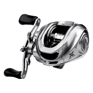 Dc Sound Water Drop Reel 2nd Generation, Dual Brake System, 5th Generation Release Alarm, Lightweight Design for Lure Fishing, Fishing Tackle