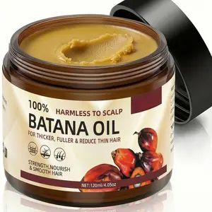 Raw Batana Oil for Hair Growth Hair Growth Serum - Organic Unrefined Batana Oil for Nourishing and Supporting Healthy Hair and Scalp Haircare Solution Haircare Biotin Smooth Thicker Fuller Hair Hydrate Moisturizing Moisturizer