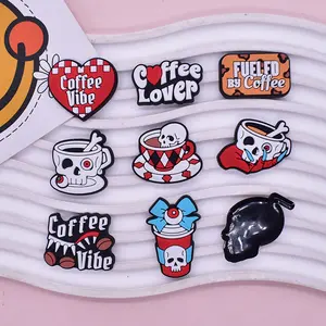 New Halloween cartoon skull PVC soft adhesive patches for decorating clothing, bags, hair accessories, DIY decorative accessories