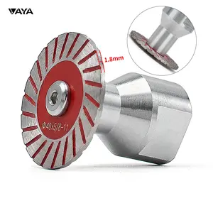 VAYA 1.57"(4cm) Diamond Saw Blades Corrugated Mini Cutting Discs for Marble, GraniteCeramic & Stone -Angle Grinder Grinding CuttingDisc(5/8-11 Thread)Tombstone 8Stone-Angle Grinder Tool for Carving, Lettering inMasonry & DlY