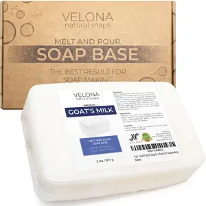 [HIGH QUALITY]GOATS MILK Soap Base by Velona | SLS/SLES free | Melt and Pour
