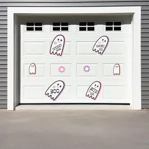 Spooky Babe Garage Door Magnets | Groovy Halloween Garage Magnet Decorations, 8 Piece Set, Spooky Babe, Haunt Me, Bite Me, Boo