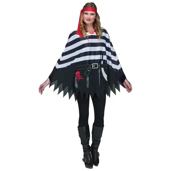 Poncho Pirate Costume
